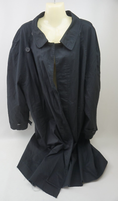 Balenciaga Unifit Black Raw-Edge Trench Coat Size Medium $2400+ | eBay