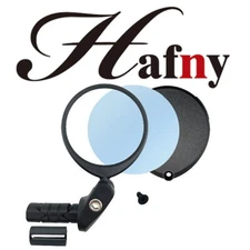 Hafny HF-M853-FR03 Adjustable Bar End Mirror Handlebar Bike Stainless Steel Lens