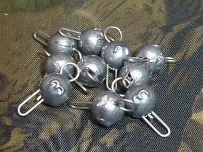 10x Cheburashka Blei - je 3g - Handmade - Flexibel & beweglich - Spinnfischen