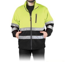 Fleecjacke Arbeitsjacke POLSTRIP Warnschutzjacke Warnjacke Übergangsjacke Fleece