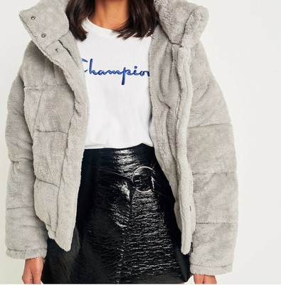 light before dark teddy puffer jacket