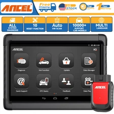 Ancel X6 OBD2 Scanner Bi-directional All System Diagnostic Tool ABS SAS DPF TPMS