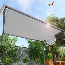 2-7FT Gray Rectangle Waterproof Sun Shade Sail UV Blocker Patio Pool Cover