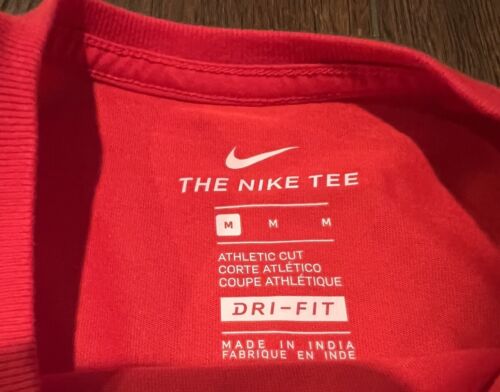 Nike Ohio State Buckeyes Football Dri-fit T Shirt Mens Size M Medium Red - Picture 6 of 8