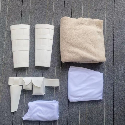Padme Amidala Cosplay Kostüm Weltraumschlacht Rollenspiel Outfit Umhang - Bild 9 von 16