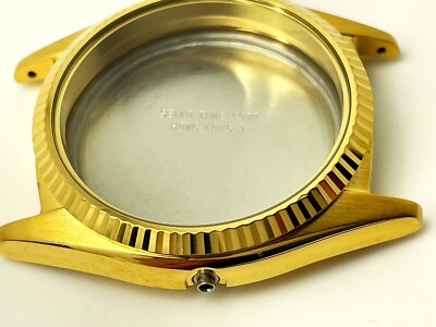 WATCH PARTS SEIKO MEN'S YELLOW CASE 7N43-8119 NOT-WORKING QUARTZ WATCH SGF208