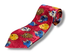 Home Improvement Tim's Work Hats Tie Necktie Vintage Tool Time TV USA 56"