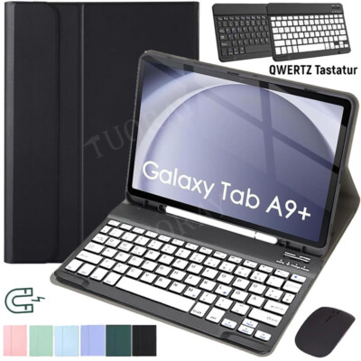 Für Samsung Galaxy Tab A9 Plus 11'' X210 X216 QWERTZ Tastatur Maus Schutzhülle