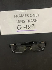 Geoffrey Beene Eyewear Eyeglasses Frame G420 GUN 55-17–140 Gunmetal/Navy G489