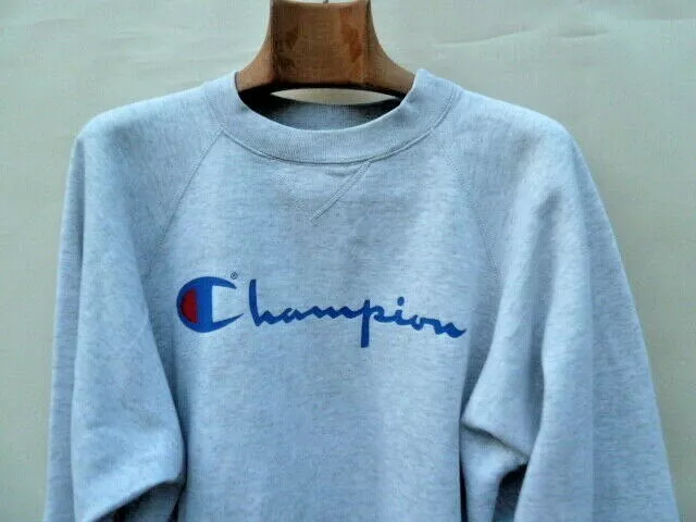 Champion sweater grey top crew neck 80