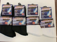 3 PAIRS  Diabetic Crew Circulatory Socks Health   CREW SOCKS   SIZES 9-11 10-13