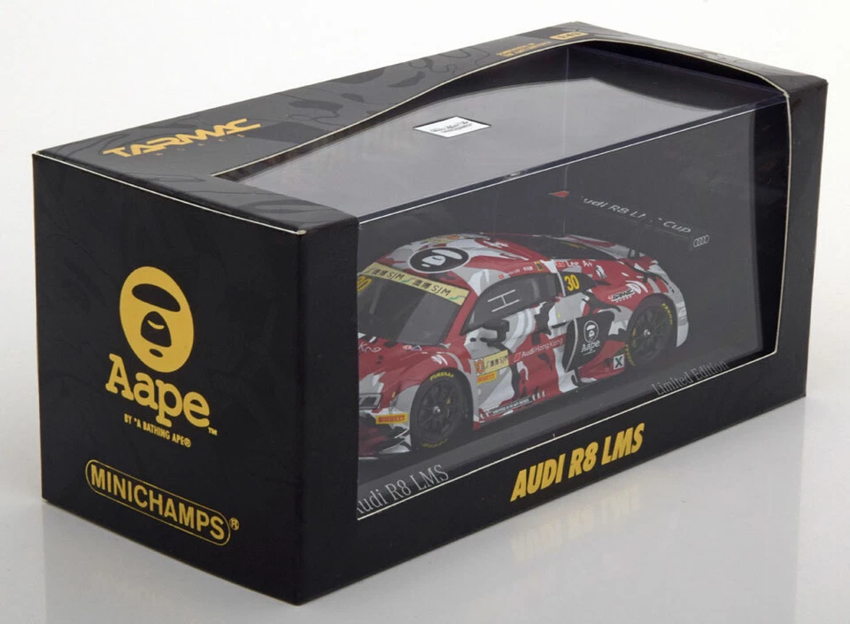Audi R8 Lms #30 Fia Gt Macau 2015 Hong Kong Lee Minichamps 437151130 1/43 Resina - Immagine 2 di 3