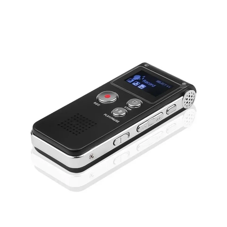 Mini Enregistreur Vocal Professionnel Lecteur MP3 Dictaphone Clé USB 8 Go Audio - Photo 3/4