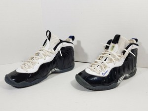 nike little posite one black and white