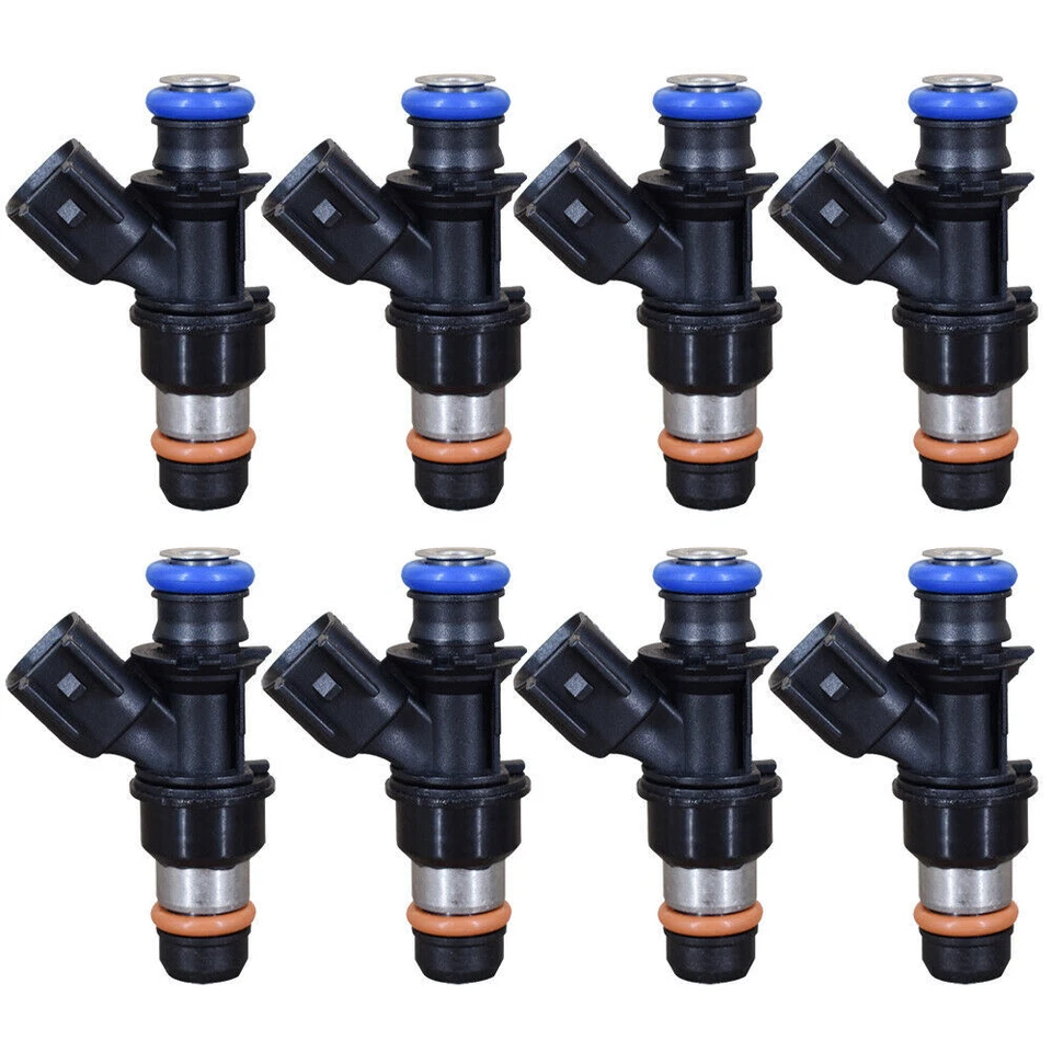 Set of 8 Fuel Injectors for Chevrolet Suburban 1500 5.3L V8 2007 2008 2009 Tahoe - Image 4 of 4