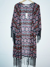 BNWT NEW PAPAYA SIZE 10 KAFTAN BEACH WRAP DRESS DARK SUMMER X878