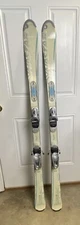 Dynastar Exclusive Carue Skis 158cm  Look Bindings White Blue