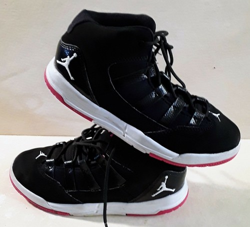 Nike Air Jordan Max Aura GS Girl's Size 1Y Basketball Shoes Black And Pink  | eBay