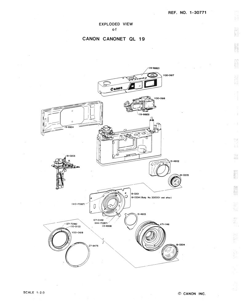 1962年canonet From Genesis (Canonet) to Revelation (QL17 GIII) | The