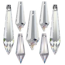 Kristall Set 'Spitzen' 7 tlg. 38-63mm Crystal 30% PbO ~ Feng Shui Regenbogen