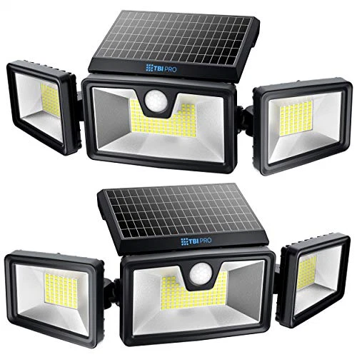 TBI Security Solar Lights Outdoor 216 LED 2200LM 6500K Extra