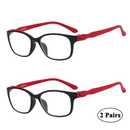 2x Blue Matt Reading Glasses Unisex Mens Womens Lightweight Reader 1.0 to 4.0 - Picture 13 of 18