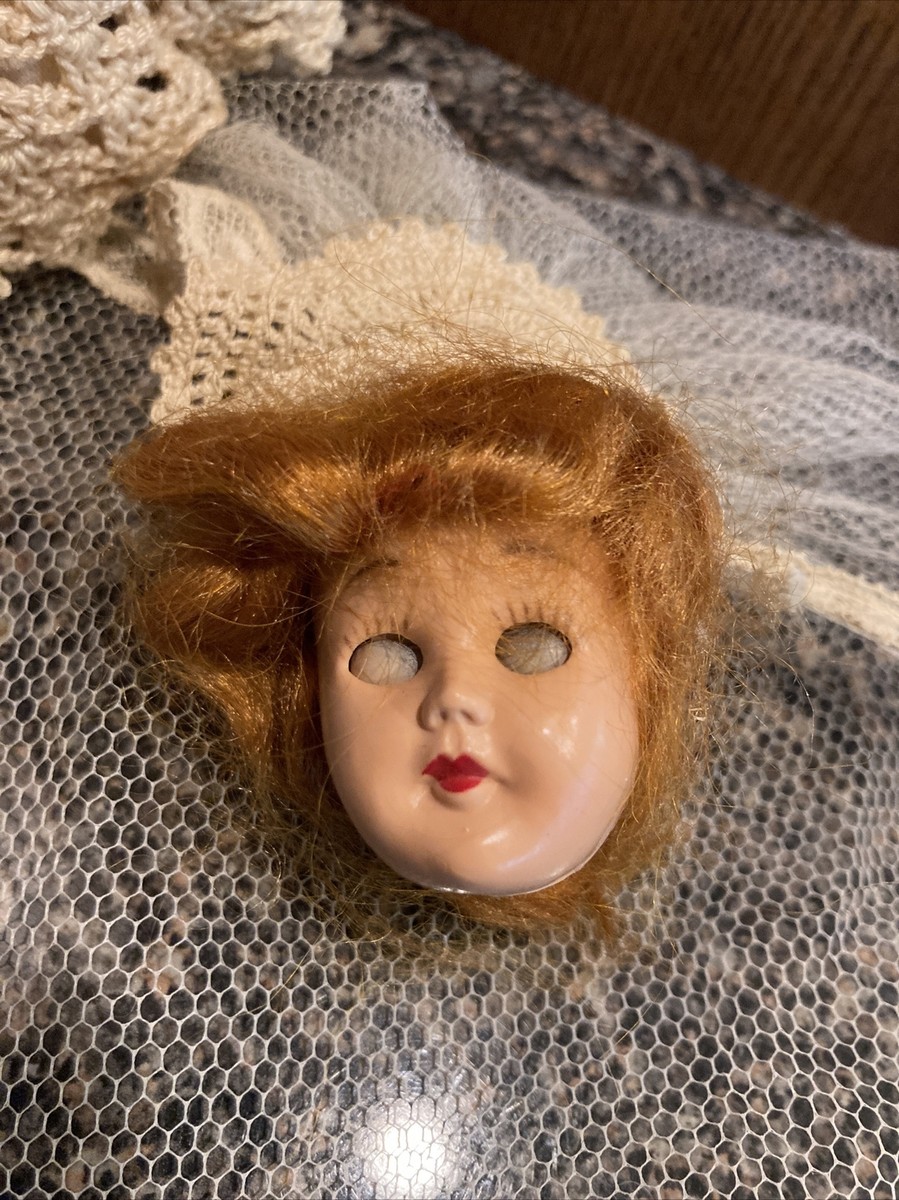 antique doll ❀ 羽根のお帽子のすてきな ミニョネット 22