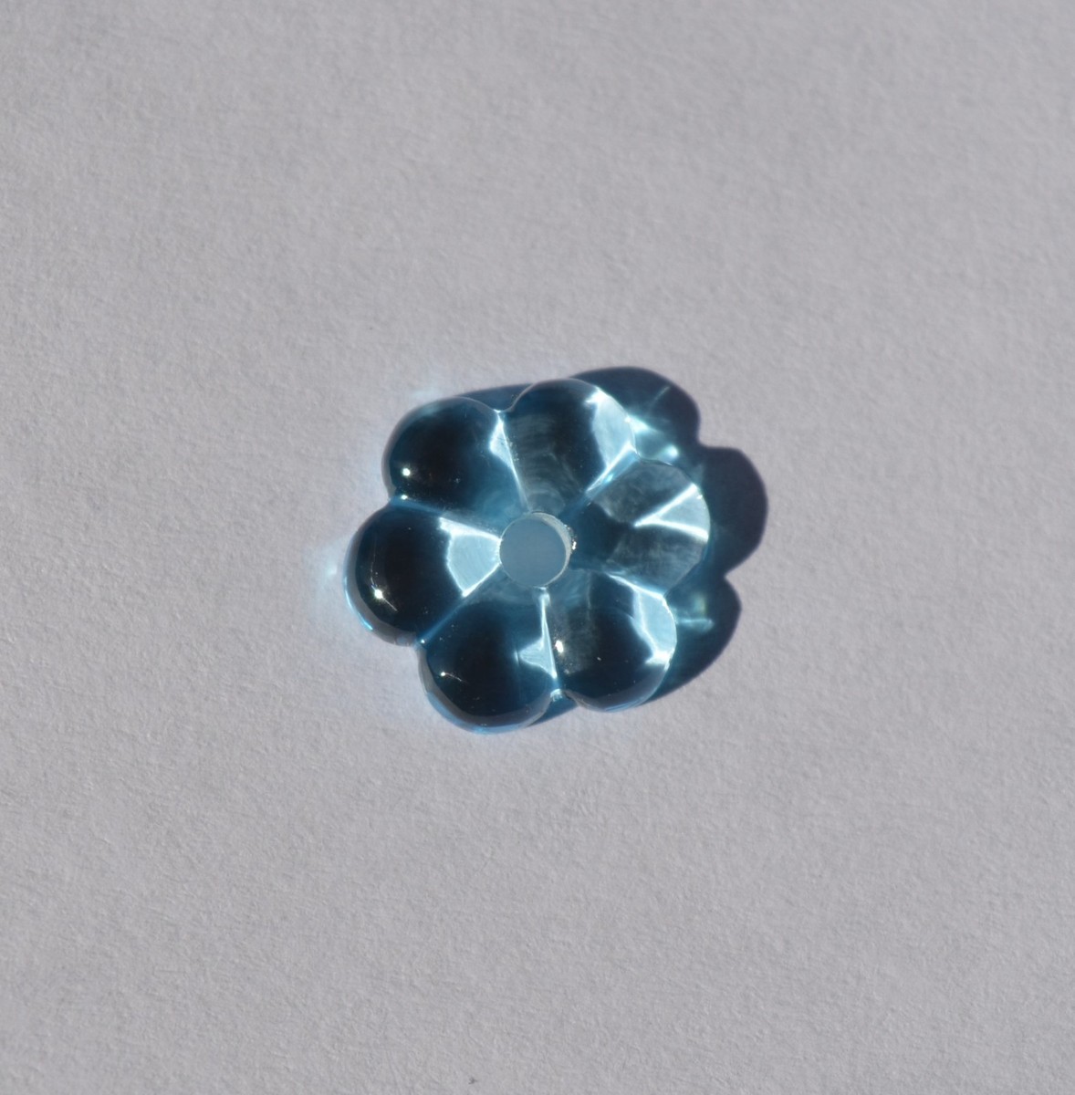 Topaze Bleue Naturelle Du Brésil - 7,12 Carats - Coupe Ovale - Très Belle Qualité VVS1