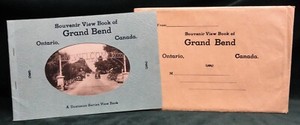 Souvenir View Book of Grand Bend Ontario Canada Photo Album + Original Envelope