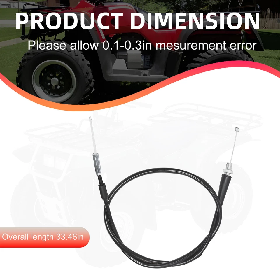 Throttle Cable For Yamaha Warrior 350 YFM350X 1993 1994-2004 3GD-26311-01-00 - Image 2 of 4