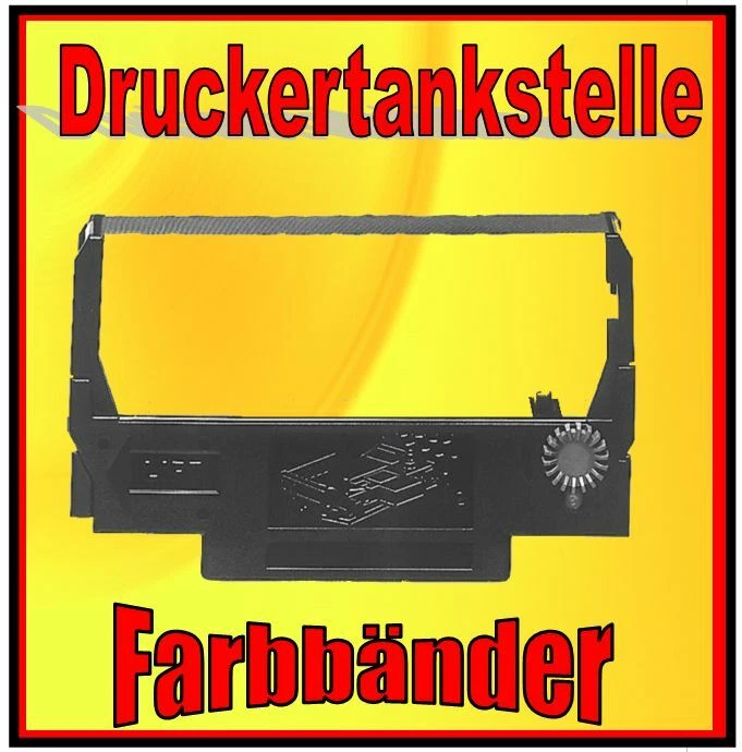  5x komp. Farbband Epson ERC30 34 38 black Casio 230ER Sharp ER3210 Towa R1 1420