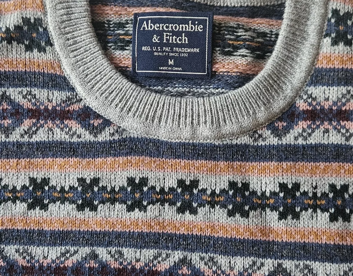 Abercrombie and fitch fair isle sweater sale
