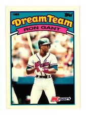 1989 Topps Kmart Dream Team #2 Ron Gant Atlanta Braves