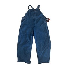 HISEA Men's Bib and Brace Overall Denim Dungarees Pro Heavy Duty Workwear Jeans