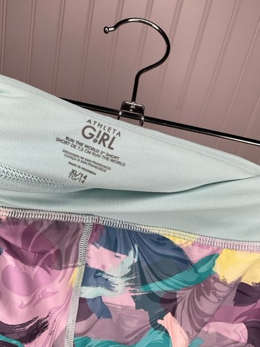 Athleta Girl Run The World 3" Short XL/14 Multi-Color - Picture 4 of 6