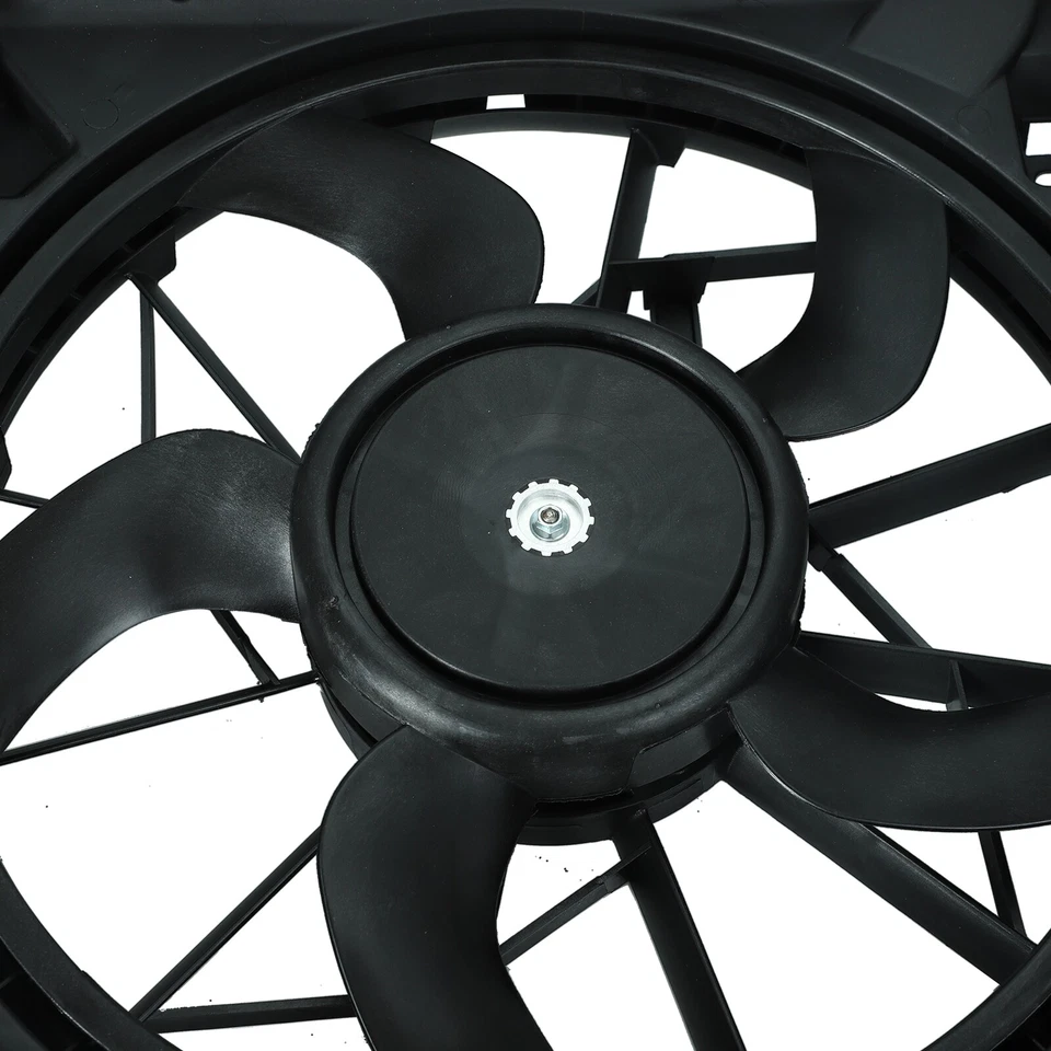 Ventilador de refrigeración de radiador condensador de CA doble para GMC Sierra 1500 2500 3500HD 2005-2007 Foto 4 de 4