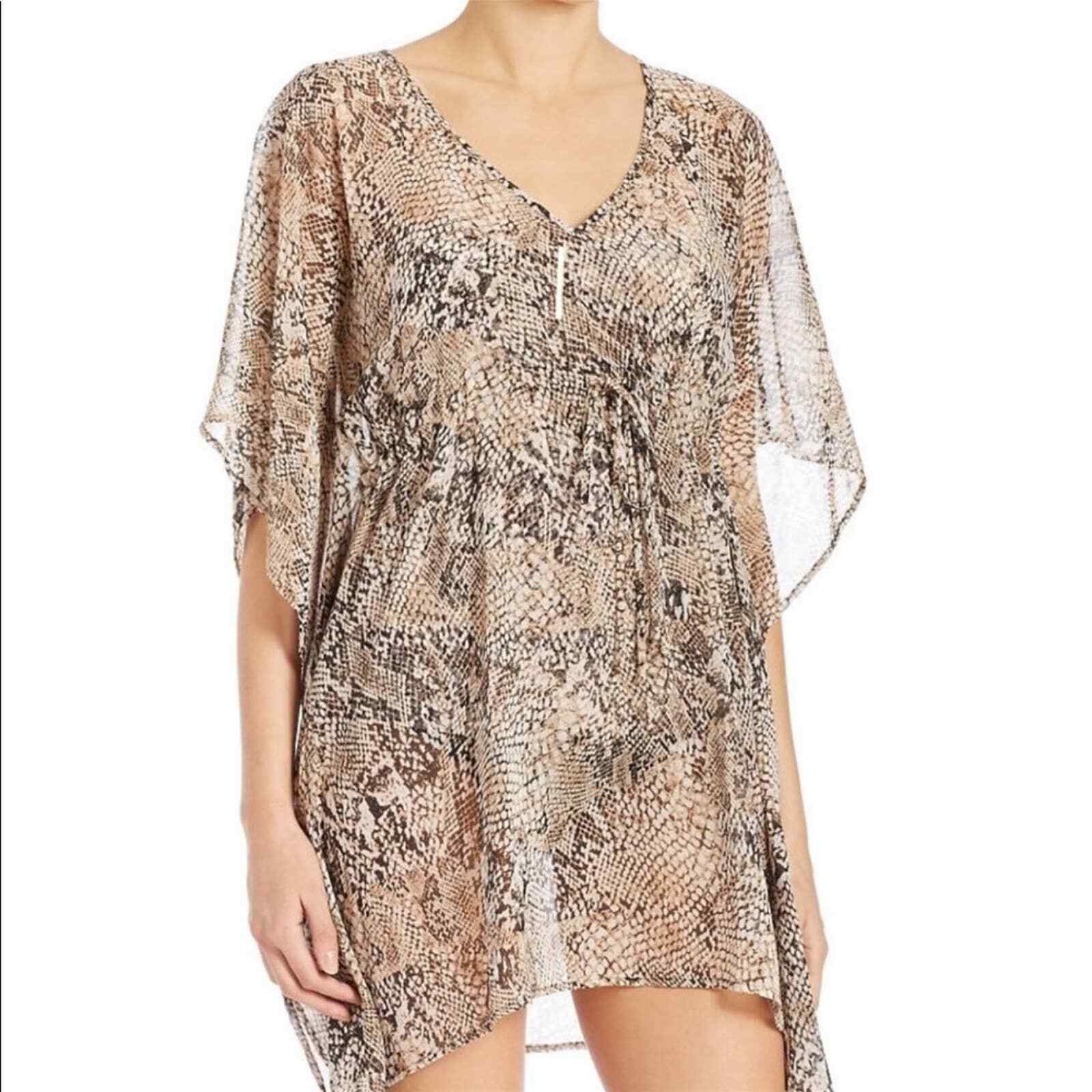Calvin Klein swimsuit Cover Up Snake Print Small Gem