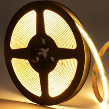 10M COB LED Strip Light Dimmable 312LED/M High Density 12V 24V Flexible LED Tape