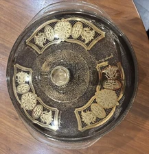 Vintage Mid Century Pyrex George Briard 3 qt. Casserole Dish with Lid MCM