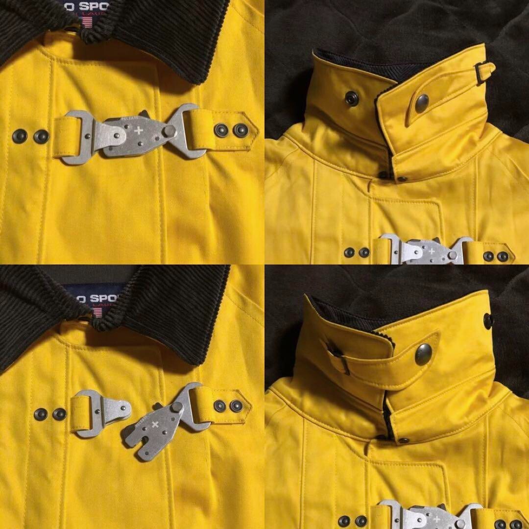 Polo Ralph Lauren POLO SPORT Fireman Jacket coat L Yellow
