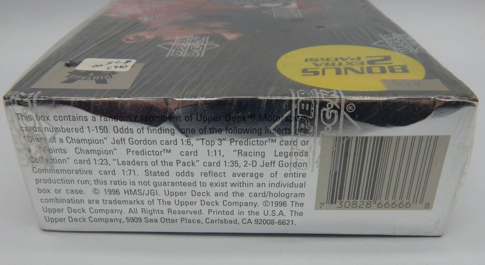 1996 Upper Deck Road to The Cup Sealed 32 Pack Retail Box JEF GORDON NIP -RTC391 - Image 3 of 4