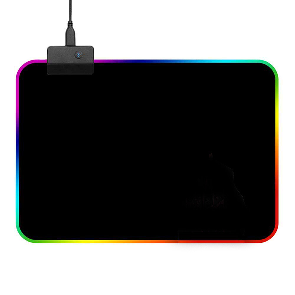 RGB LED Light Gaming Mouse Pad for Computers and Laptops with Color Switching-image