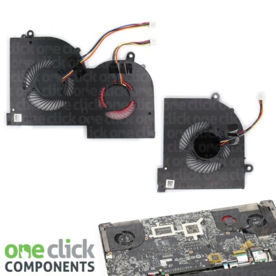 Für MSI Stealth GS65 8RF GS65VR MS-16Q2 Serie CPU GPU Kühllüfter