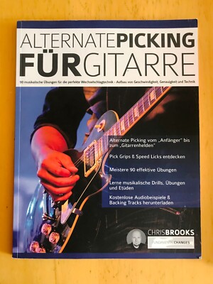 Alternate Picking für Gitarre Chris Brooks - Notenbuch