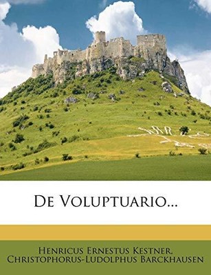 Kestner - de Voluptuario... - Neues Taschenbuch oder Softback - T555z