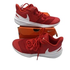 Image of Nike Zoom Hyperspeed Court Shoes Womens Size 10 Red White Indoor Volleyball