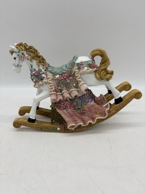 Vintage Classic Treasures Musical Rocking Horse Music Box - The Impossible Dream