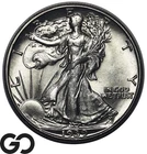 1939-D Walking Liberty Half Dollar, Flashy Superb Gem BU++