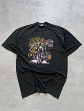 Vintage Harley Davidson T-Shirt 3D Emblem Leader Of The Pack 90 s Tee Rare Logo
