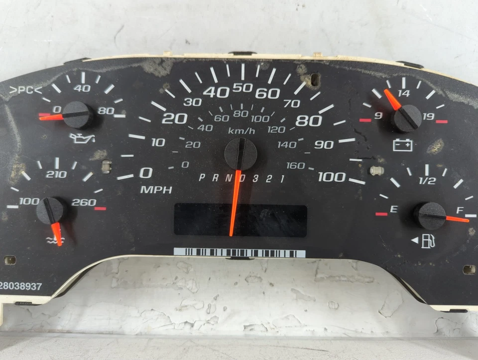 2008-2010 Chevrolet Express 1500 Speedometer Instrument Cluster Gauges J96RI - Image 4 of 4